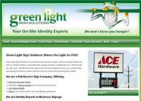 Green Light Sign Solutions Website