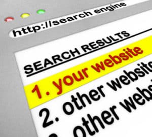Search engine results, your site number one.