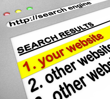 Search engine results, your site number one.